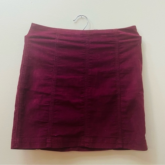Free people modern femme corduroy miniskirt size 0​ - Picture 2 of 4